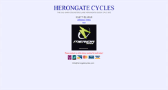 Desktop Screenshot of herongatecycles.com